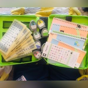 7 Cricut Cartridges Tested and Work including storage carry case and more